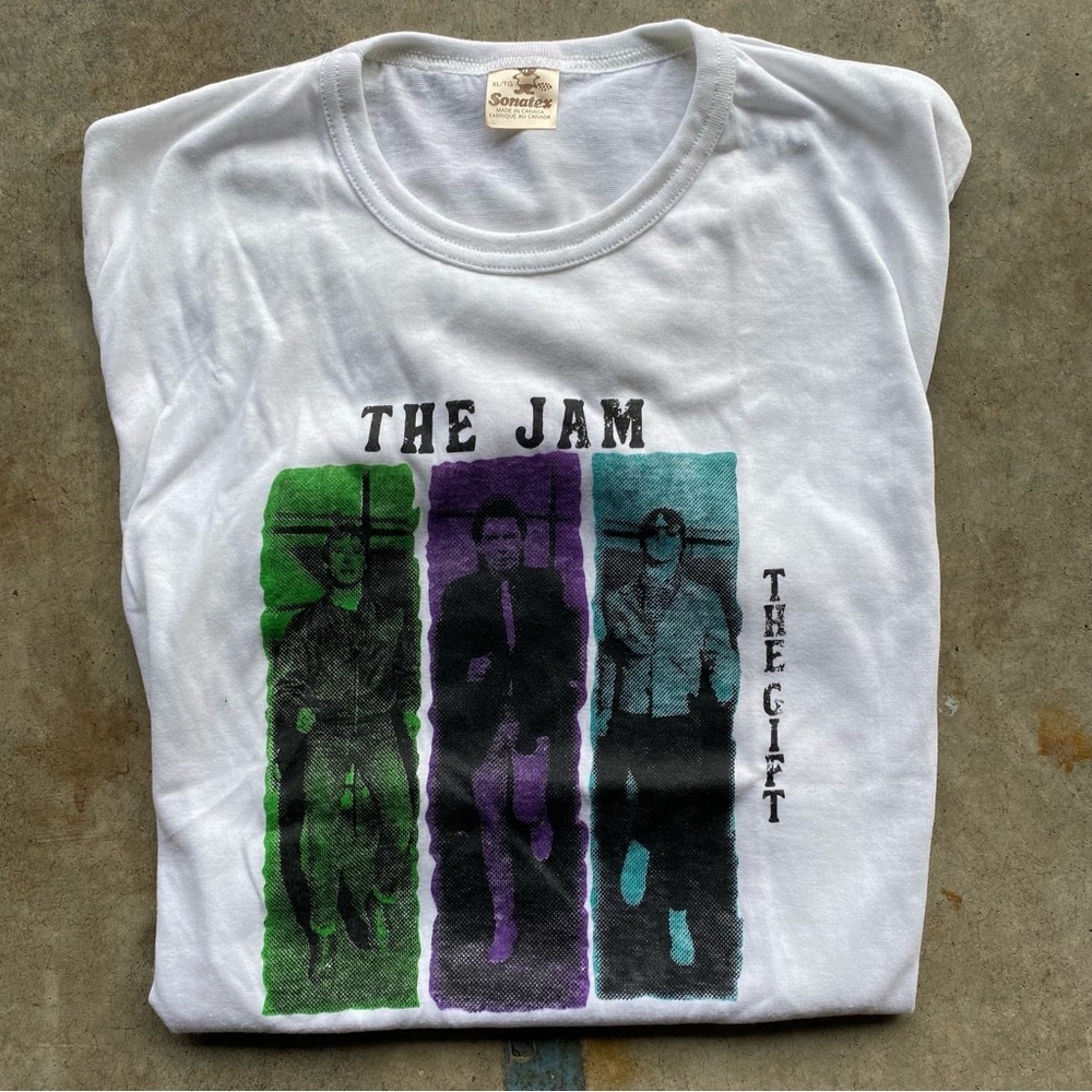 Vintage 80s The Jam The Gift t-shirt Punk Mod Post Punk Band Rare